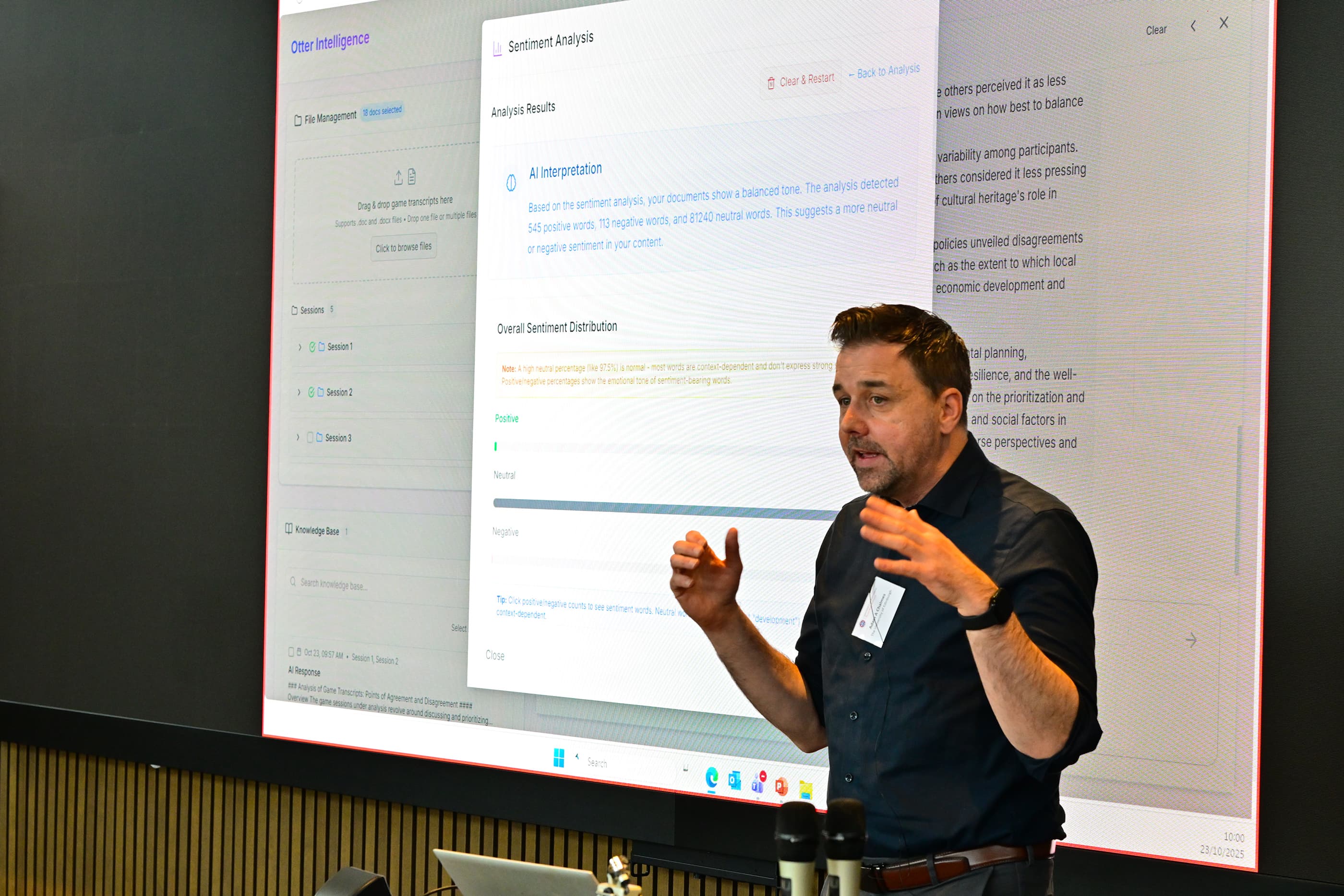 Otter Intelligence launch event – moment 8512